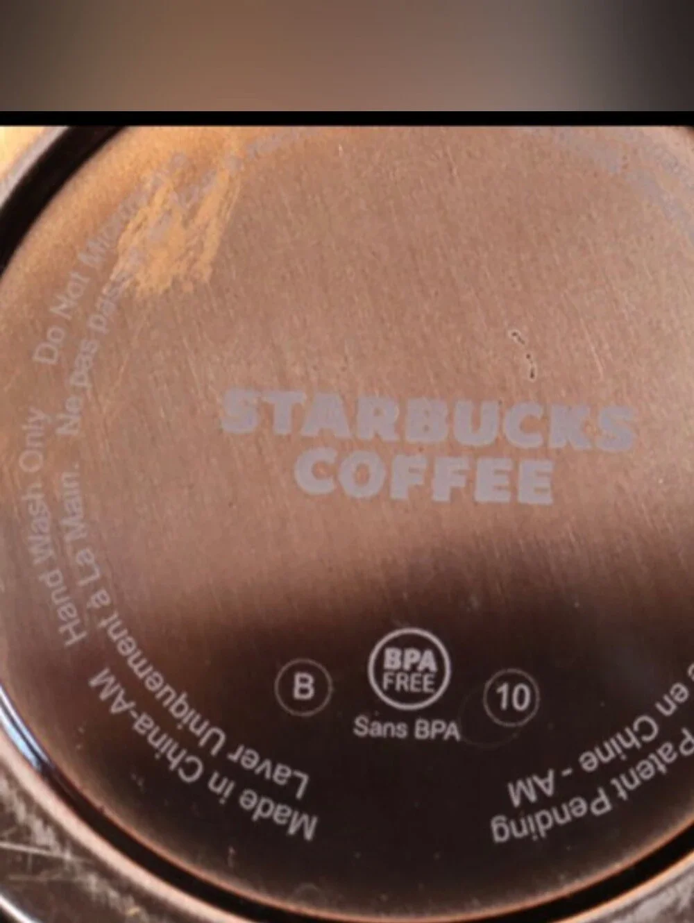 Starbucks Metal Stainless Steel Insulated 10 Oz. Travel Thermos W/Lid & Spoon
